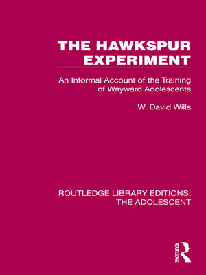 cover image of The Hawkspur Experiment